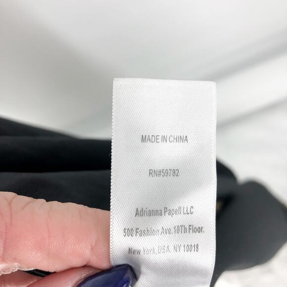 AIDAN BY AIDAN MATTOX Leopard Sequin Wrap Dress Size 0 Gold Black Sleeveless - Picture 15 of 15